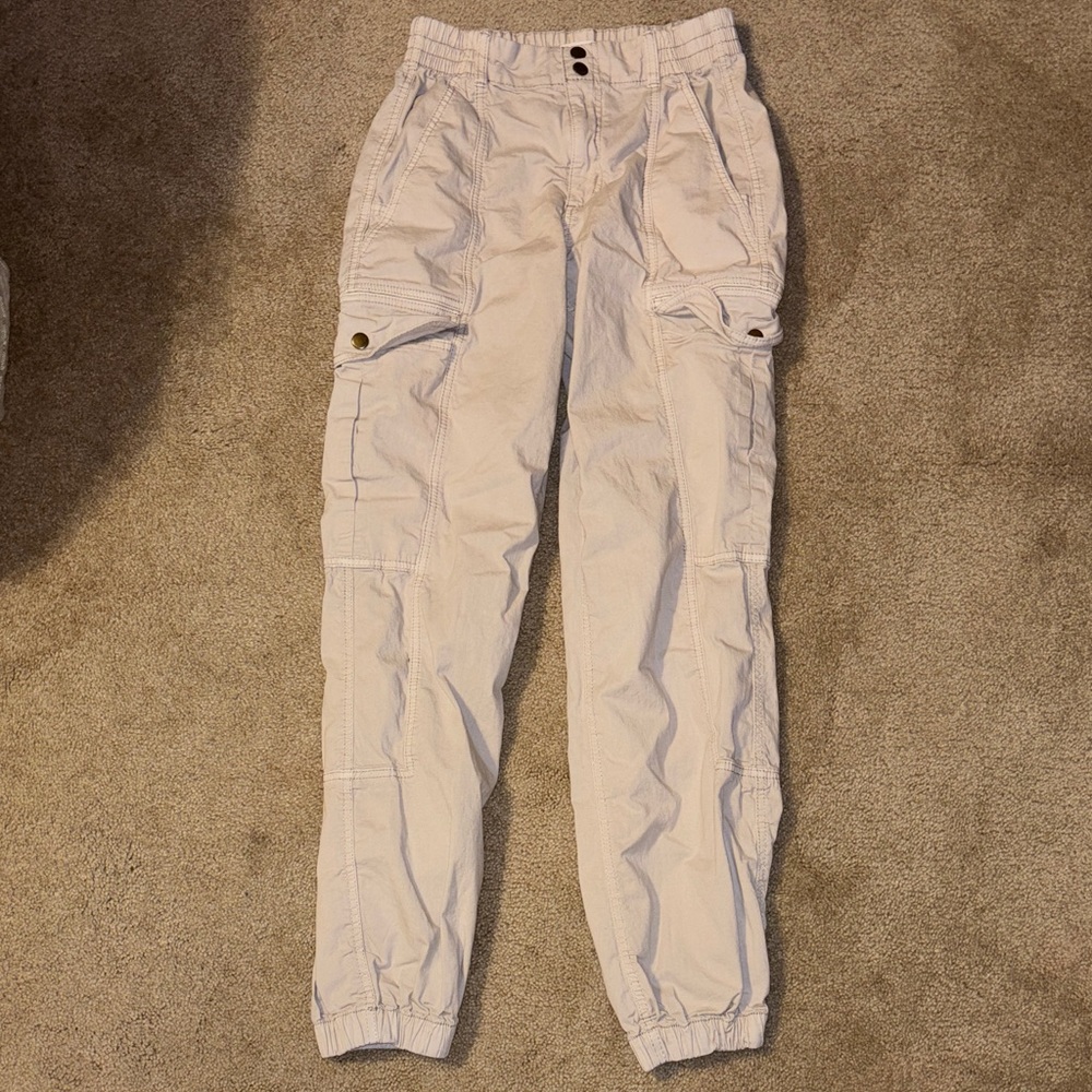 Garage Beige Cargo Joggers